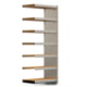 Archivregal mit Holzböden - Seitenwand - 7 Ebenen - 250 kg - 2.500 x 1.005 x 600 mm (HxBxT) - Anbauregal - verzinkt - Steckregal BERT