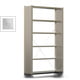 Büroregal mit Seitenwand - 150 kg - 2.000 x 1.285 x 300 mm - 6 Böden - 5 Ordnerebenen - Grundregal - verzinkt - Steckregal BERT Büroregal mit Seitenwand - 150 kg - 2.000 x 1.285 x 300 mm - 6 Böden - 5 Ordnerebenen - Grundregal - verzinkt - Steckregal BERT
