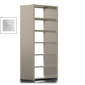 Büroregal mit Seitenwand - 150 kg - 2.325 x 1.005 x 600 mm - 7 Böden - 6 Ordnerebenen - Grundregal - verzinkt - Steckregal BERT Büroregal mit Seitenwand - 150 kg - 2.325 x 1.005 x 600 mm - 7 Böden - 6 Ordnerebenen - Grundregal - verzinkt - Steckregal BERT