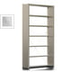 Büroregal mit Seitenwand - 150 kg - 2.325 x 1.285 x 300 mm - 7 Böden - 6 Ordnerebenen - Grundregal - verzinkt - Steckregal BERT Büroregal mit Seitenwand - 150 kg - 2.325 x 1.285 x 300 mm - 7 Böden - 6 Ordnerebenen - Grundregal - verzinkt - Steckregal BERT