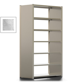 Büroregal mit Seitenwand - 150 kg - 2.325 x 1.285 x 600 mm - 7 Böden - 6 Ordnerebenen - Grundregal - verzinkt - Steckregal BERT Büroregal mit Seitenwand - 150 kg - 2.325 x 1.285 x 600 mm - 7 Böden - 6 Ordnerebenen - Grundregal - verzinkt - Steckregal BERT
