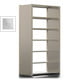 Büroregal mit Seitenwand - 150 kg - 2.325 x 1.285 x 600 mm - 7 Böden - 6 Ordnerebenen - Grundregal - verzinkt - Steckregal BERT Büroregal mit Seitenwand - 150 kg - 2.325 x 1.285 x 600 mm - 7 Böden - 6 Ordnerebenen - Grundregal - verzinkt - Steckregal BERT