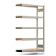Fachbodenregal mit Tiefenriegel - 350 kg - 2.000 x 1.285 x 400 mm (HxBxT) - Anbauregal - verzinkt - 5 Holzböden - Lagerregal - Steckregal BERT Fachbodenregal mit Tiefenriegel - 350 kg - 2.000 x 1.285 x 400 mm (HxBxT) - Anbauregal - verzinkt - 5 Holzböden - Lagerregal - Steckregal BERT