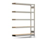 Fachbodenregal mit Tiefenriegel - 350 kg - 2.000 x 1.695 x 300 mm (HxBxT) - Anbauregal - verzinkt - 5 Holzböden - Lagerregal - Steckregal BERT Fachbodenregal mit Tiefenriegel - 350 kg - 2.000 x 1.695 x 300 mm (HxBxT) - Anbauregal - verzinkt - 5 Holzböden - Lagerregal - Steckregal BERT