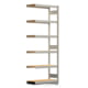Fachbodenregal mit Tiefenriegel - 350 kg - 2.500 x 1.005 x 400 mm (HxBxT) - Anbauregal - verzinkt - 6 Holzböden - Lagerregal - Steckregal BERT Fachbodenregal mit Tiefenriegel - 350 kg - 2.500 x 1.005 x 400 mm (HxBxT) - Anbauregal - verzinkt - 6 Holzböden - Lagerregal - Steckregal BERT