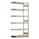 Fachbodenregal mit Tiefenriegel - 350 kg - 2.500 x 1.285 x 500 mm (HxBxT) - Anbauregal - verzinkt - 6 Holzböden - Lagerregal - Steckregal BERT Fachbodenregal mit Tiefenriegel - 350 kg - 2.500 x 1.285 x 500 mm (HxBxT) - Anbauregal - verzinkt - 6 Holzböden - Lagerregal - Steckregal BERT