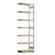 Fachbodenregal mit Tiefenriegel - 350 kg - 3.000 x 1.005 x 400 mm (HxBxT) - Anbauregal - verzinkt - 7 Holzböden - Lagerregal - Steckregal BERT Fachbodenregal mit Tiefenriegel - 350 kg - 3.000 x 1.005 x 400 mm (HxBxT) - Anbauregal - verzinkt - 7 Holzböden - Lagerregal - Steckregal BERT