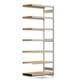 Fachbodenregal mit Tiefenriegel - 350 kg - 3.000 x 1.285 x 600 mm (HxBxT) - Anbauregal - verzinkt - 7 Holzböden - Lagerregal - Steckregal BERT Fachbodenregal mit Tiefenriegel - 350 kg - 3.000 x 1.285 x 600 mm (HxBxT) - Anbauregal - verzinkt - 7 Holzböden - Lagerregal - Steckregal BERT