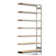 Fachbodenregal mit Tiefenriegel - 350 kg - 3.000 x 1.695 x 400 mm (HxBxT) - Anbauregal - verzinkt - 7 Holzböden - Lagerregal - Steckregal BERT Fachbodenregal mit Tiefenriegel - 350 kg - 3.000 x 1.695 x 400 mm (HxBxT) - Anbauregal - verzinkt - 7 Holzböden - Lagerregal - Steckregal BERT