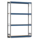 Weitspannregal EMIL - 2.500 x 1.750 x 400 mm (HxBxT) - Fachlast 400 kg - Holzböden - Lagerregal Weitspannregal EMIL - 2.500 x 1.750 x 400 mm (HxBxT) - Fachlast 400 kg - Holzböden - Lagerregal