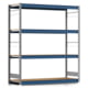 Weitspannregal EMIL - 2.000 x 1.750 x 600 mm (HxBxT) - Fachlast 400 kg - Holzböden - Lagerregal Weitspannregal EMIL - 2.000 x 1.750 x 600 mm (HxBxT) - Fachlast 400 kg - Holzböden - Lagerregal