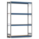 Weitspannregal EMIL - 2.500 x 1.750 x 500 mm (HxBxT) - Fachlast 400 kg - Holzböden - Lagerregal Weitspannregal EMIL - 2.500 x 1.750 x 500 mm (HxBxT) - Fachlast 400 kg - Holzböden - Lagerregal