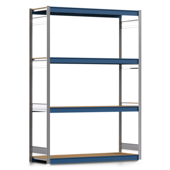 Weitspannregal EMIL - 2.500 x 1.750 x 600 mm (HxBxT) - Fachlast 400 kg - Holzböden - Lagerregal Weitspannregal EMIL - 2.500 x 1.750 x 600 mm (HxBxT) - Fachlast 400 kg - Holzböden - Lagerregal