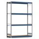 Weitspannregal EMIL - 2.500 x 1.750 x 600 mm (HxBxT) - Fachlast 400 kg - Holzböden - Lagerregal Weitspannregal EMIL - 2.500 x 1.750 x 600 mm (HxBxT) - Fachlast 400 kg - Holzböden - Lagerregal