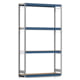 Weitspannregal EMIL - 3.000 x 1.750 x 500 mm (HxBxT) - Fachlast 400 kg - Holzböden - Lagerregal Weitspannregal EMIL - 3.000 x 1.750 x 500 mm (HxBxT) - Fachlast 400 kg - Holzböden - Lagerregal