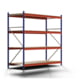 Weitspannregal EMMA - 2.500 x 2.700 x 1.000 mm (HxBxT) - Feldlast 7.500 kg - Holzböden - Schwerlastregal Weitspannregal EMMA - 2.500 x 2.700 x 1.000 mm (HxBxT) - Feldlast 7.500 kg - Holzböden - Schwerlastregal