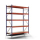 Weitspannregal EMMA - 3.000 x 2.700 x 800 mm (HxBxT) - Fachlast 700 kg - Holzböden - Schwerlastregal Weitspannregal EMMA - 3.000 x 2.700 x 800 mm (HxBxT) - Fachlast 700 kg - Holzböden - Schwerlastregal