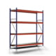 Weitspannregal EMMA - 2.500 x 2.700 x 600 mm (HxBxT) - Feldlast 7.500 kg - Stahlböden - Schwerlastregal Weitspannregal EMMA - 2.500 x 2.700 x 600 mm (HxBxT) - Feldlast 7.500 kg - Stahlböden - Schwerlastregal