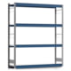Weitspannregal EMIL - 2.000 x 1.750 x 400 mm (HxBxT) - Fachlast 400 kg - Stahlfachböden - Lagerregal Weitspannregal EMIL - 2.000 x 1.750 x 400 mm (HxBxT) - Fachlast 400 kg - Stahlfachböden - Lagerregal