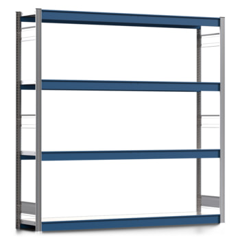 Weitspannregal EMIL - 2.000 x 2.010 x 400 mm (HxBxT) - Fachlast 400 kg - Stahlfachböden - Lagerregal Weitspannregal EMIL - 2.000 x 2.010 x 400 mm (HxBxT) - Fachlast 400 kg - Stahlfachböden - Lagerregal