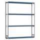 Weitspannregal EMIL - 3.000 x 2.570 x 400 mm (HxBxT) - Fachlast 400 kg - Stahlfachböden - Lagerregal Weitspannregal EMIL - 3.000 x 2.570 x 400 mm (HxBxT) - Fachlast 400 kg - Stahlfachböden - Lagerregal