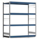 Weitspannregal EMIL - 2.000 x 1.750 x 800 mm (HxBxT) - Fachlast 400 kg - Stahlfachböden - Lagerregal Weitspannregal EMIL - 2.000 x 1.750 x 800 mm (HxBxT) - Fachlast 400 kg - Stahlfachböden - Lagerregal