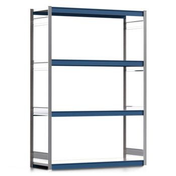 Weitspannregal EMIL - 2.500 x 1.750 x 600 mm (HxBxT) - Fachlast 400 kg - Stahlfachböden - Lagerregal Weitspannregal EMIL - 2.500 x 1.750 x 600 mm (HxBxT) - Fachlast 400 kg - Stahlfachböden - Lagerregal