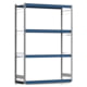 Weitspannregal EMIL - 2.500 x 1.750 x 600 mm (HxBxT) - Fachlast 400 kg - Stahlfachböden - Lagerregal Weitspannregal EMIL - 2.500 x 1.750 x 600 mm (HxBxT) - Fachlast 400 kg - Stahlfachböden - Lagerregal