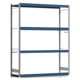 Weitspannregal EMIL - 2.500 x 2.010 x 600 mm (HxBxT) - Fachlast 400 kg - Stahlfachböden - Lagerregal Weitspannregal EMIL - 2.500 x 2.010 x 600 mm (HxBxT) - Fachlast 400 kg - Stahlfachböden - Lagerregal