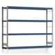 Weitspannregal EMIL - 2.000 x 2.570 x 500 mm (HxBxT) - Fachlast 400 kg - Stahlfachböden - Lagerregal Weitspannregal EMIL - 2.000 x 2.570 x 500 mm (HxBxT) - Fachlast 400 kg - Stahlfachböden - Lagerregal