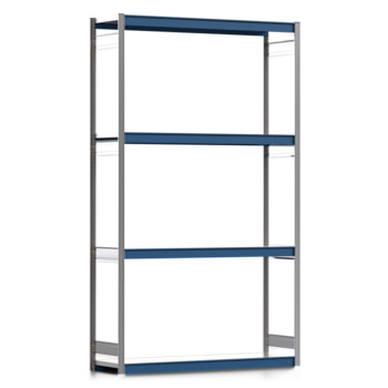 Weitspannregal EMIL - 3.000 x 1.750 x 500 mm (HxBxT) - Fachlast 400 kg - Stahlfachböden - Lagerregal Weitspannregal EMIL - 3.000 x 1.750 x 500 mm (HxBxT) - Fachlast 400 kg - Stahlfachböden - Lagerregal