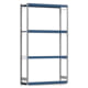 Weitspannregal EMIL - 3.000 x 1.750 x 500 mm (HxBxT) - Fachlast 400 kg - Stahlfachböden - Lagerregal Weitspannregal EMIL - 3.000 x 1.750 x 500 mm (HxBxT) - Fachlast 400 kg - Stahlfachböden - Lagerregal