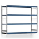 Weitspannregal EMIL - 2.000 x 2.570 x 800 mm (HxBxT) - Fachlast 400 kg - Stahlfachböden - Lagerregal Weitspannregal EMIL - 2.000 x 2.570 x 800 mm (HxBxT) - Fachlast 400 kg - Stahlfachböden - Lagerregal