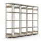 Fachbodenregal - Lagerregal - 150 kg - 2.000 x 4.076 x 400 mm (HxBxT) - beidseitig - 4 Felder - verzinkt - 20 Böden - Steckregal - BERT Fachbodenregal - Lagerregal - 150 kg - 2.000 x 4.076 x 400 mm (HxBxT) - beidseitig - 4 Felder - verzinkt - 20 Böden - Steckregal - BERT