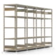 Fachbodenregal - Lagerregal - 150 kg - 2.000 x 4.076 x 600 mm (HxBxT) - beidseitig - 4 Felder - verzinkt - 20 Böden - Steckregal - BERT Fachbodenregal - Lagerregal - 150 kg - 2.000 x 4.076 x 600 mm (HxBxT) - beidseitig - 4 Felder - verzinkt - 20 Böden - Steckregal - BERT