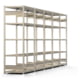 Fachbodenregal - Lagerregal - 150 kg - 2.000 x 5.081 x 600 mm (HxBxT) - beidseitig - 5 Felder - verzinkt - 25 Böden - Steckregal - BERT Fachbodenregal - Lagerregal - 150 kg - 2.000 x 5.081 x 600 mm (HxBxT) - beidseitig - 5 Felder - verzinkt - 25 Böden - Steckregal - BERT