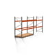 Palettenregal ARTUS - 3 Ebenen - Fachlast 2.100 kg - 2.500 x 5.655 x 1.100 mm (HxBxT) - 2 Felder - Schwerlastregal Palettenregal ARTUS - 3 Ebenen - Fachlast 2.100 kg - 2.500 x 5.655 x 1.100 mm (HxBxT) - 2 Felder - Schwerlastregal