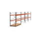 Palettenregal ARTUS - 3 Ebenen - Fachlast 2.100 kg - 2.500 x 11.225 x 1.100 mm (HxBxT) - 4 Felder - Schwerlastregal Palettenregal ARTUS - 3 Ebenen - Fachlast 2.100 kg - 2.500 x 11.225 x 1.100 mm (HxBxT) - 4 Felder - Schwerlastregal