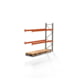 Palettenregal ARTUS - Anbauregal mit 3 Ebenen - Fachlast 2.000 kg - 2.500 x 2.700 x 800 mm (HxBxT) - Schwerlastregal Palettenregal ARTUS - Anbauregal mit 3 Ebenen - Fachlast 2.000 kg - 2.500 x 2.700 x 800 mm (HxBxT) - Schwerlastregal
