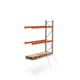 Palettenregal ARTUS - Anbauregal mit 3 Ebenen - Fachlast 3.000 kg - 3.000 x 2.700 x 800 mm (HxBxT) - Schwerlastregal Palettenregal ARTUS - Anbauregal mit 3 Ebenen - Fachlast 3.000 kg - 3.000 x 2.700 x 800 mm (HxBxT) - Schwerlastregal
