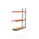 Palettenregal ARTUS - Anbauregal mit 2 Ebenen - Fachlast 2.100 kg - 3.500 x 2.700 x 800 mm (HxBxT) - Schwerlastregal Palettenregal ARTUS - Anbauregal mit 2 Ebenen - Fachlast 2.100 kg - 3.500 x 2.700 x 800 mm (HxBxT) - Schwerlastregal