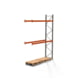 Palettenregal ARTUS - Anbauregal mit 3 Ebenen - Fachlast 2.100 kg - 4.000 x 2.700 x 800 mm (HxBxT) - Schwerlastregal Palettenregal ARTUS - Anbauregal mit 3 Ebenen - Fachlast 2.100 kg - 4.000 x 2.700 x 800 mm (HxBxT) - Schwerlastregal
