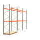 Palettenregal ARTUS - 3 Ebenen - Fachlast 2.100 kg - 4.500 x 8.440 x 1.100 mm (HxBxT) - 3 Felder - Schwerlastregal Palettenregal ARTUS - 3 Ebenen - Fachlast 2.100 kg - 4.500 x 8.440 x 1.100 mm (HxBxT) - 3 Felder - Schwerlastregal