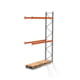 Palettenregal ARTUS - Anbauregal mit 3 Ebenen - Fachlast 2.100 kg - 4.500 x 2.700 x 800 mm (HxBxT) - Schwerlastregal Palettenregal ARTUS - Anbauregal mit 3 Ebenen - Fachlast 2.100 kg - 4.500 x 2.700 x 800 mm (HxBxT) - Schwerlastregal
