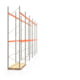 Palettenregal ARTUS - 3 Ebenen - Fachlast 2.100 kg - 5.500 x 14.010 x 1.100 mm (HxBxT) - 5 Felder - Schwerlastregal Palettenregal ARTUS - 3 Ebenen - Fachlast 2.100 kg - 5.500 x 14.010 x 1.100 mm (HxBxT) - 5 Felder - Schwerlastregal