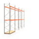 Palettenregal ARTUS - 3 Ebenen - Fachlast 3.000 kg - 5.500 x 11.225 x 1.100 mm (HxBxT) - 4 Felder - Schwerlastregal Palettenregal ARTUS - 3 Ebenen - Fachlast 3.000 kg - 5.500 x 11.225 x 1.100 mm (HxBxT) - 4 Felder - Schwerlastregal