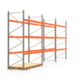 Palettenregal ARTUS - 4 Ebenen - Fachlast 2.100 kg - 3.500 x 8.440 x 1.100 mm (HxBxT) - 3 Felder - Schwerlastregal Palettenregal ARTUS - 4 Ebenen - Fachlast 2.100 kg - 3.500 x 8.440 x 1.100 mm (HxBxT) - 3 Felder - Schwerlastregal