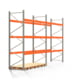 Palettenregal ARTUS - Fachlast 3.000 kg - 3.500 x 5.655 x 1.100 mm (HxBxT) - 2 Felder- 4 Ebenen - Schwerlastregal Palettenregal ARTUS - Fachlast 3.000 kg - 3.500 x 5.655 x 1.100 mm (HxBxT) - 2 Felder- 4 Ebenen - Schwerlastregal