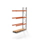 Palettenregal ARTUS - Anbauregal mit 4 Ebenen - Fachlast 2.910 kg - 4.000 x 2.700 x 800 mm (HxBxT) - Schwerlastregal Palettenregal ARTUS - Anbauregal mit 4 Ebenen - Fachlast 2.910 kg - 4.000 x 2.700 x 800 mm (HxBxT) - Schwerlastregal