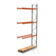 Palettenregal ARTUS - Anbauregal mit 4 Ebenen - Fachlast 2.100 kg - 5.500 x 2.700 x 800 mm (HxBxT) - Schwerlastregal Palettenregal ARTUS - Anbauregal mit 4 Ebenen - Fachlast 2.100 kg - 5.500 x 2.700 x 800 mm (HxBxT) - Schwerlastregal